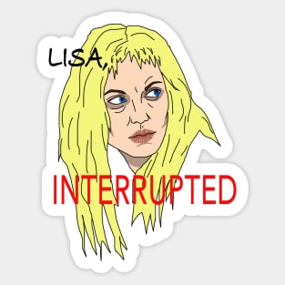 Lisa, Interrupted Sticker